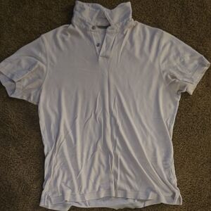 Light Gray Short Sleeve Polo Shirt